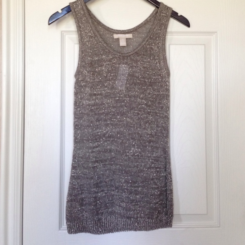 Banana Republic Glitter Knit Top